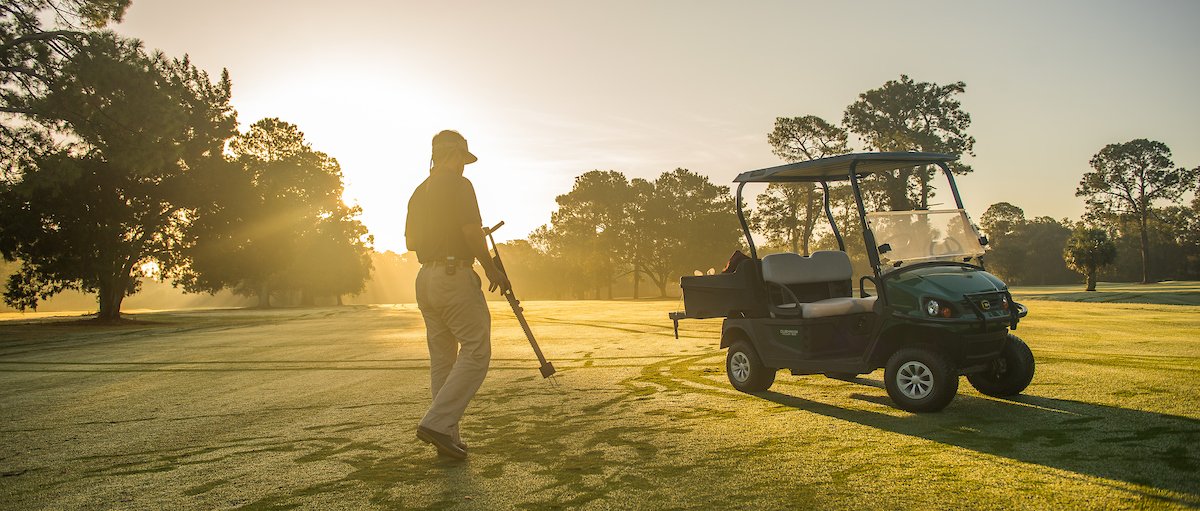 From dawn until dusk, the Hauler® series is ready to work and check off everything on your to-do list. For more info, click here: cushman.txtsv.com/golf-proturf