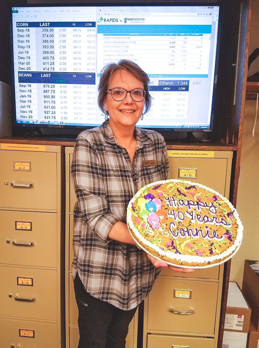 Yesterday Connie Whitcomb celebrated 40 years of working in the CPI office! Congratulations, Connie! We're so thankful to have you as part of our team.