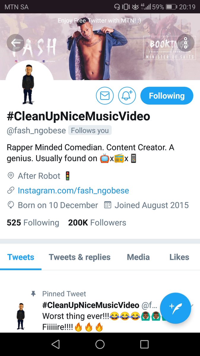 thembaden5's tweet photo. @_Hybreed_ @fash_ngobese #TeamFash #CleanUpNiceMV https://t.co/VEdwyhligP