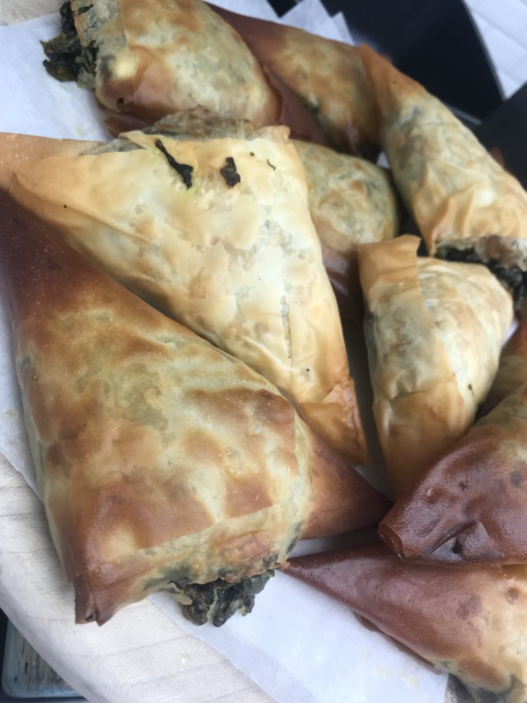 <a href="/compassgroupuk/">Compass Group UK & I</a> <a href="/KellyShanks6/">Kelly Shanks</a> @r_holmes81 commis chef nico knocking out the spanakopitas for lunch