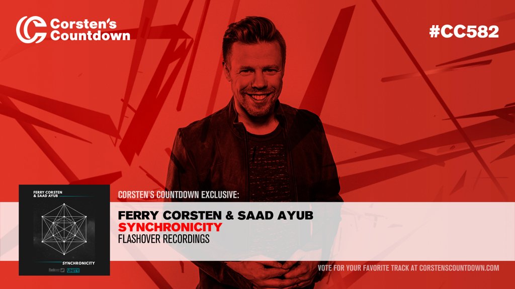 ResonationRadio's tweet photo. 05. A brand new #UNITY collab by @FerryCorsten &amp; @SaadAyub; this is #Synchronicity [@FlashoverRec] #CC582 #EXCLUSIVE https://t.co/VegfakDRQy https://t.co/q7y554M2CK