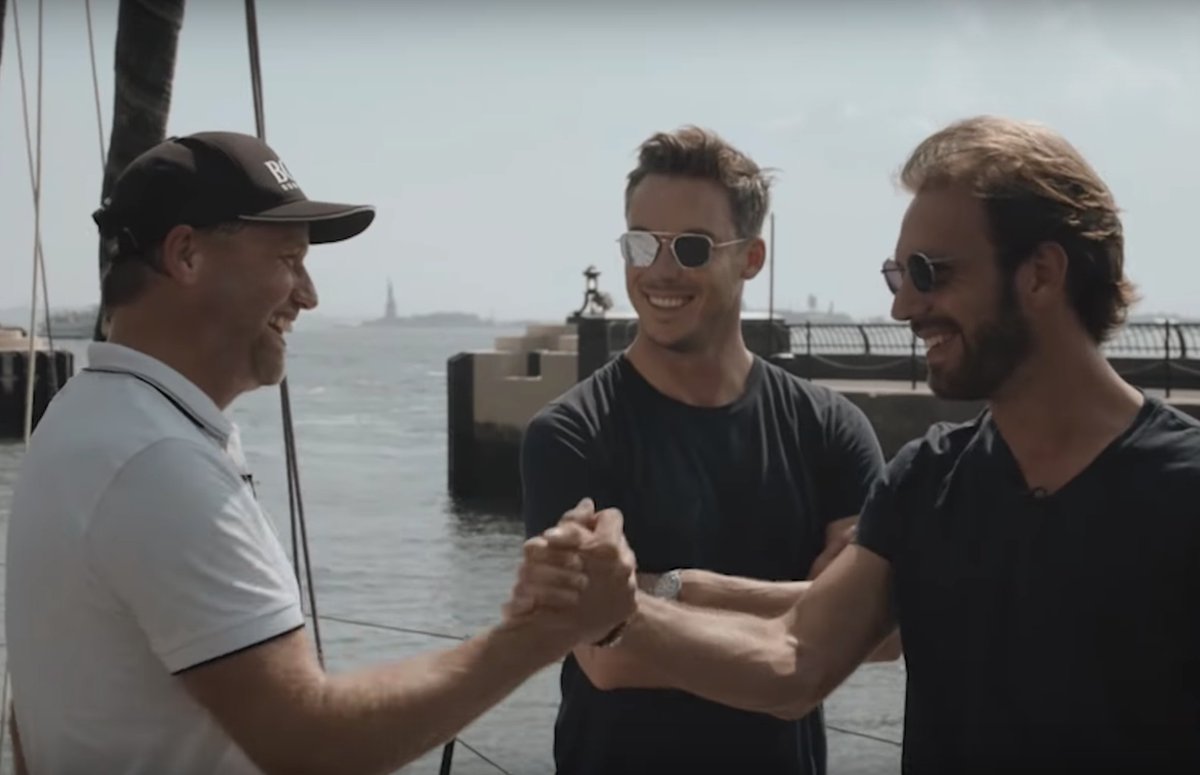 Alex Thomson (@alexthomson99) on Twitter photo This film has a segment on the great day I spent sailing with <a href="/JeanEricVergne/">Jean-Eric Vergne</a>
Welcome onboard HUGO BOSS anytime!!
bit.ly/2PwwHnB This film has a segment on the great day I spent sailing with <a href="/JeanEricVergne/">Jean-Eric Vergne</a>
Welcome onboard HUGO BOSS anytime!!
bit.ly/2PwwHnB