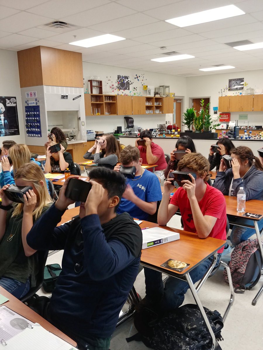 Great day to be in Mrs. Palmer's chemistry classes...