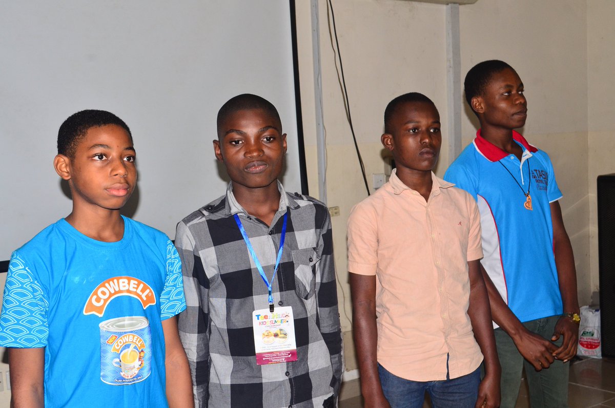 teenhackng's tweet photo. #TeenHackDay3 - Winner's of TeenHack 2018 Edition under Mobile Application Development.
#TeenHack
#TeenHack2018
#Rad5TechHub
#Hackathon https://t.co/ifNHE209of