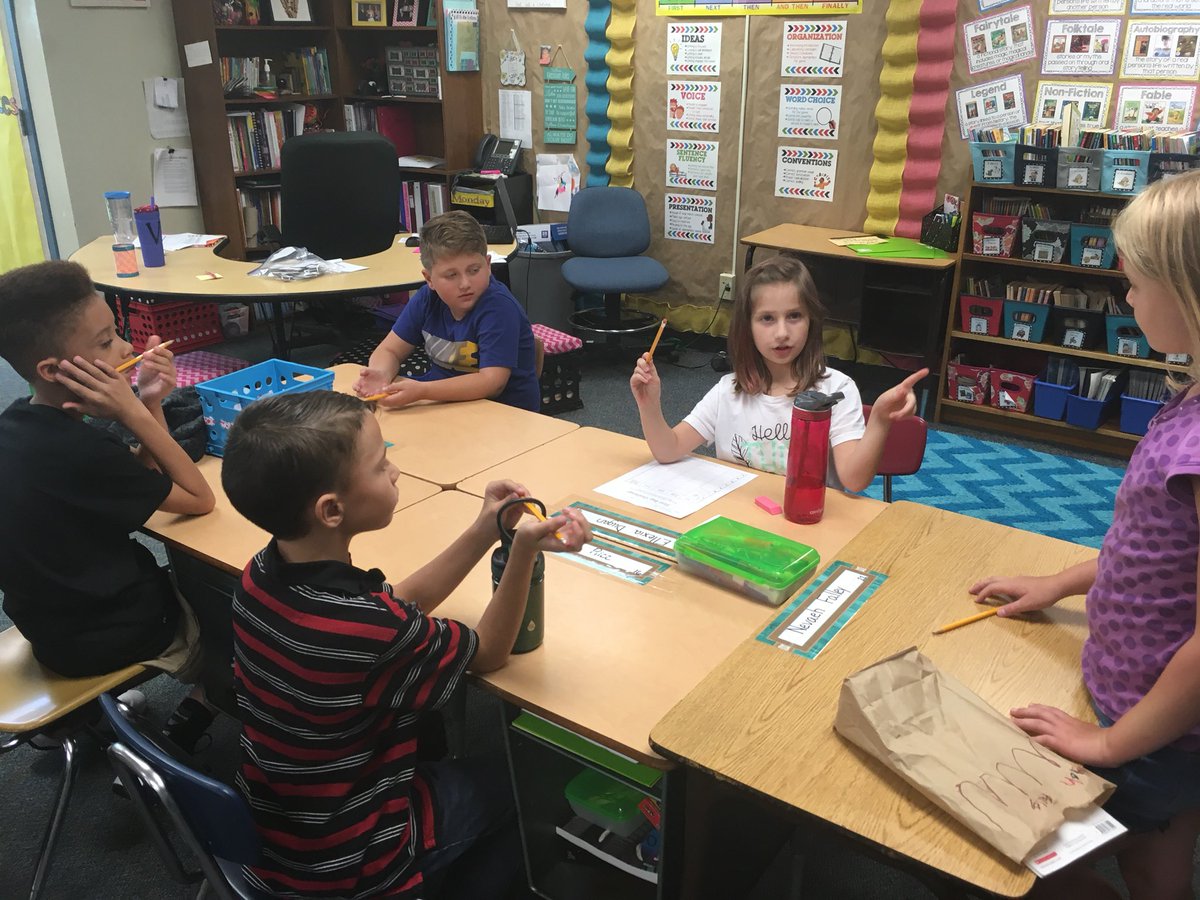 MrsVortherms3rd's tweet photo. Having a little fun with a first day of school challenge and working on our teamwork! #EmporiaProud #firstdayofthirdgrade @villeagles https://t.co/9aBTylnFFw
