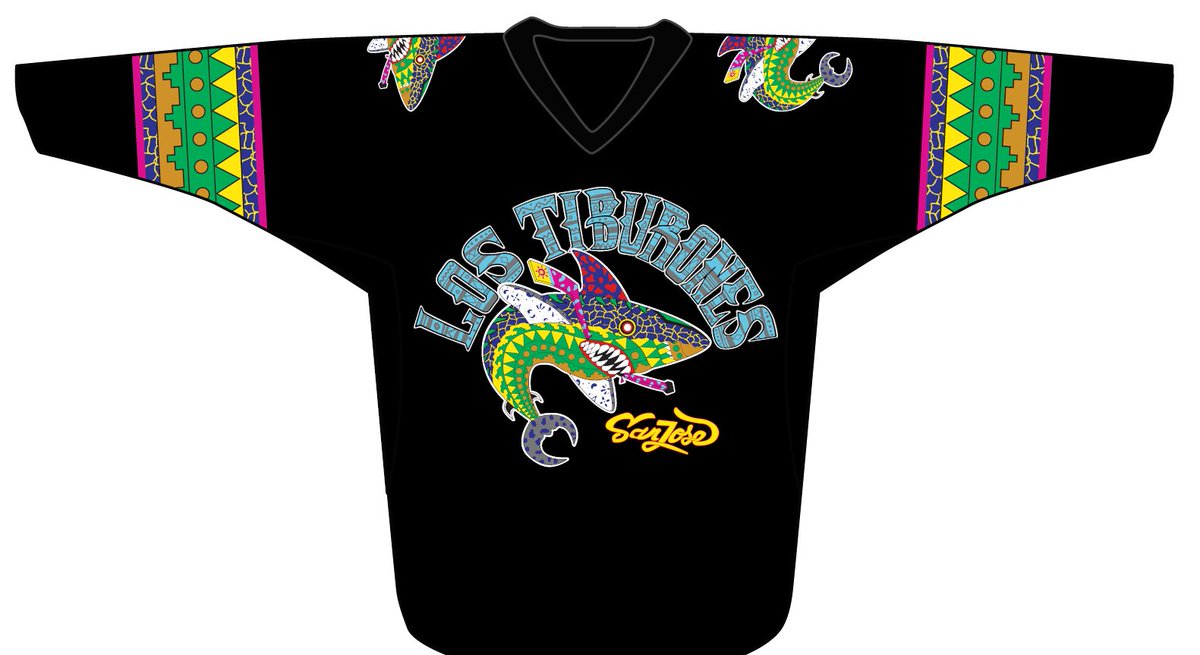 San Jose Sharks Hispanic Heritage Night- Los Tiburones- Jersey XL