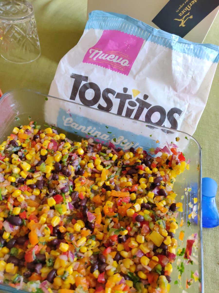 rachelkmclaugh's tweet photo. Made this tasty "Summer Salsa!" Recipe from @elliemecham and @BonnieHoellein #summersalsa #yumyums #SUMMERTIME @Tostitos #tostitos @jaredmecham https://t.co/eBimVHt5pD
