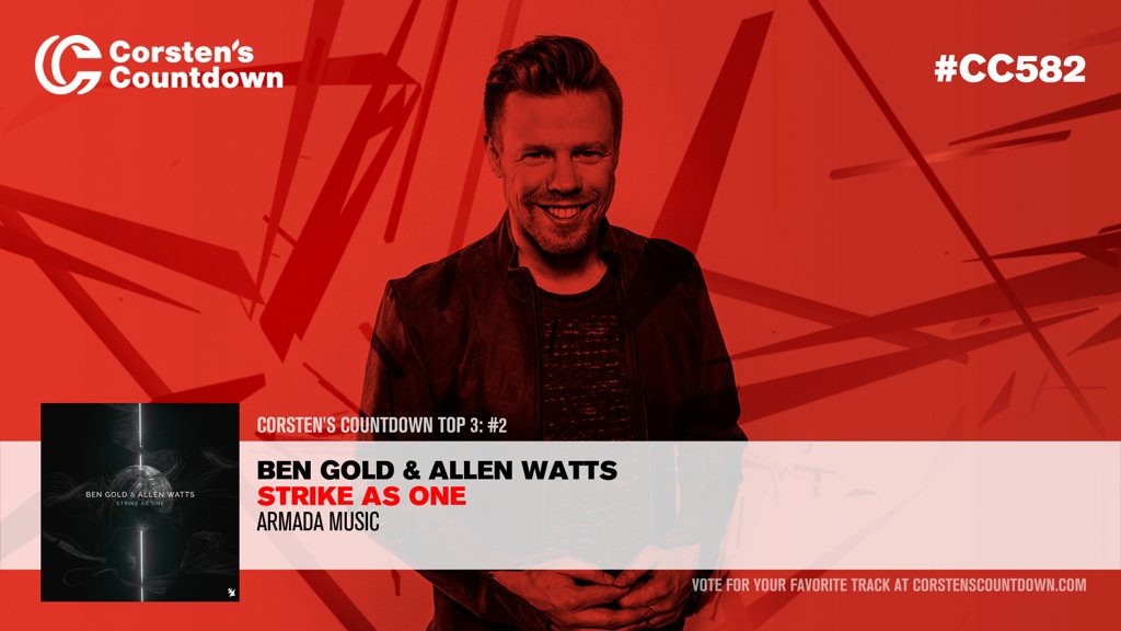 ResonationRadio's tweet photo. 11. At this week’s #2 position we find @BenGoldMusic &amp; @AllenWattsMusic and “Strike As One” [@Armada Music] #CC582 https://t.co/7PD42n759M https://t.co/wfGMjKZKEo