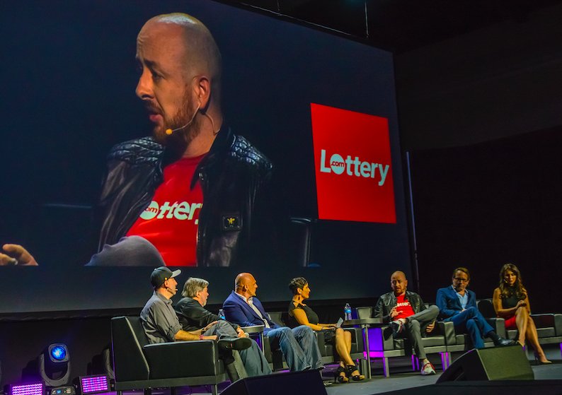 tonydimatteo's tweet photo. Had a great experience at the #chainxchange conference last week getting to share @lotterydotcom's vision to change the world by eliminating world hunger, and I even got to learn @stevewoz's recipe for happiness. #wintogether https://t.co/BJb9MSL1XL
