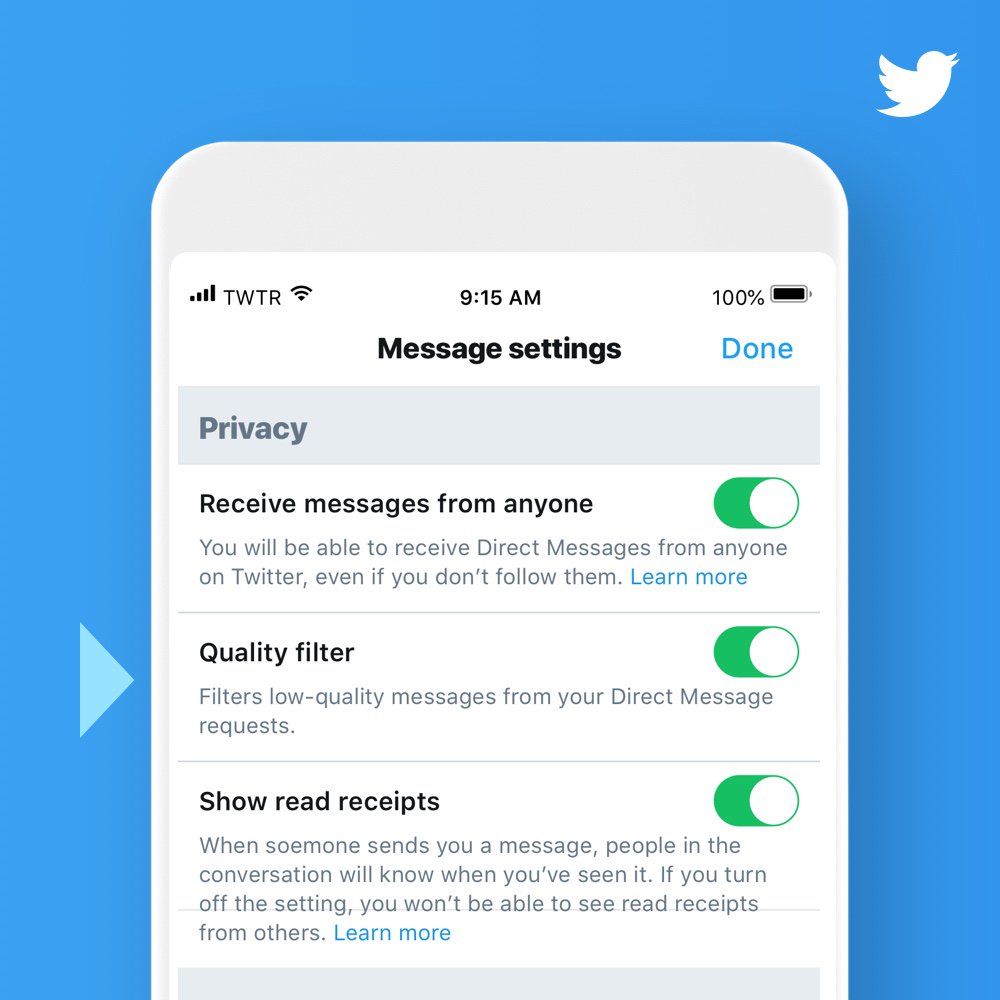 Twitter on Twitter: "Are your Direct Messages open, to chat privately