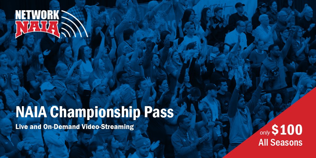 The NAIA and official streaming partner <a href="/stretchinternet/">Stretch Internet</a>, will be offering an NAIA Championship streaming pass for the 2018-19 year. For $100, fans can purchase a pass to watch any championship sport where streaming is offered by the NAIA Network. More: bit.ly/2OTK8wW