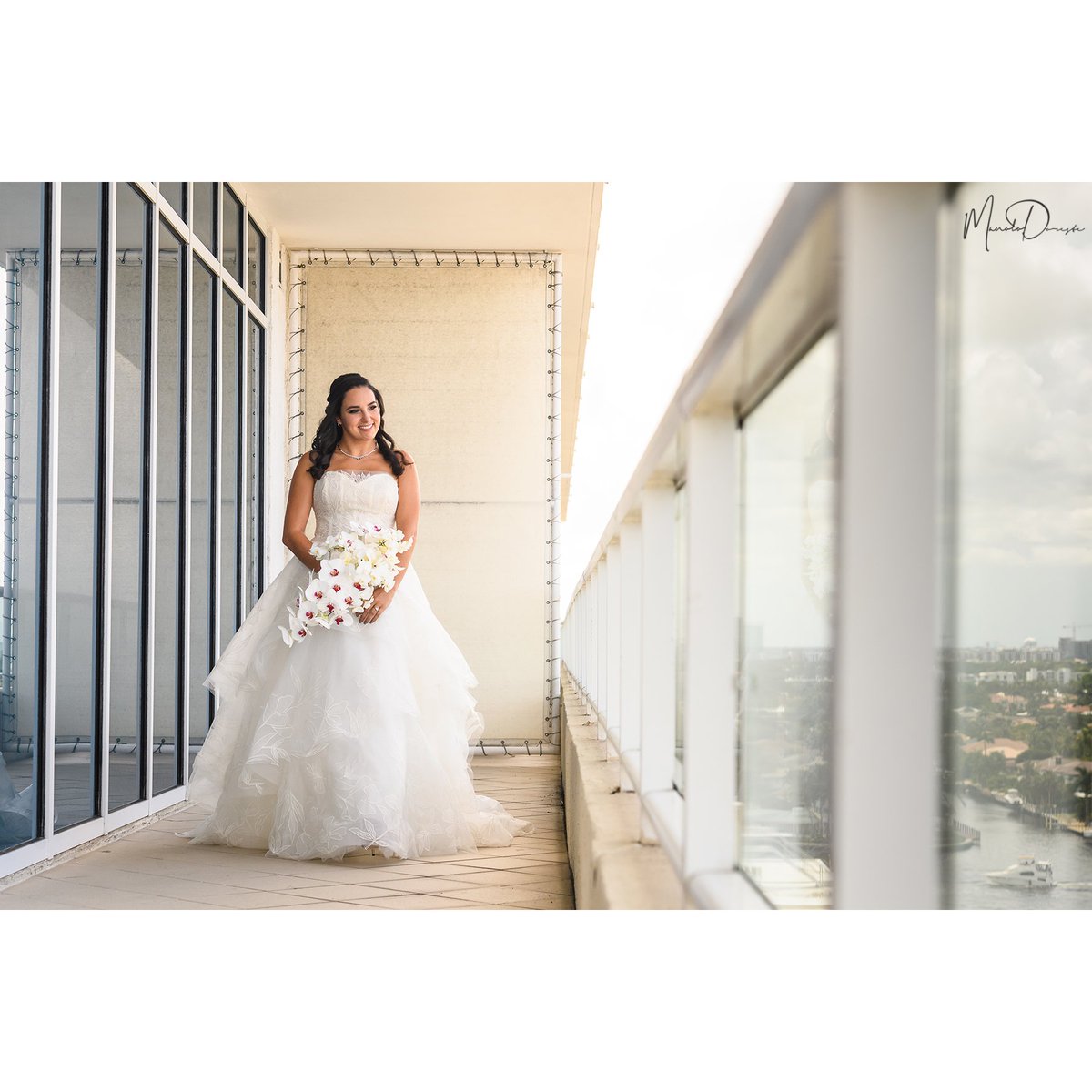 All about #bridal details! All was perfection on #wedding day for Hannah - from her gorgeous #bouquet of cascading #orchids down to her stunning #GiuseppeZanotte heels. #InFocusStudios #ManoloDoreste #Bride #Wedding #bridalattire #bridegettingready