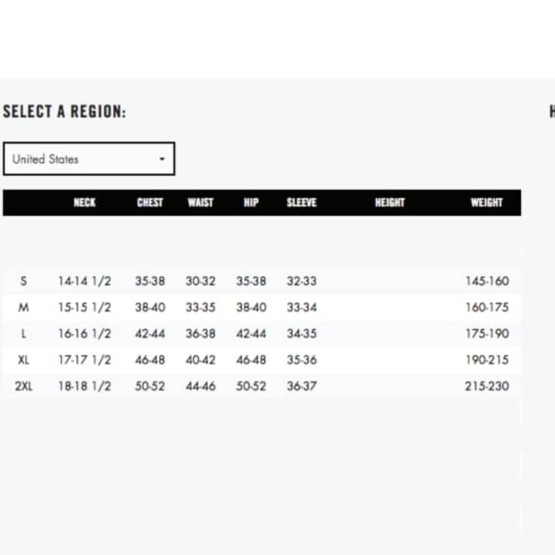 Nike Mens Shoe Size Chart