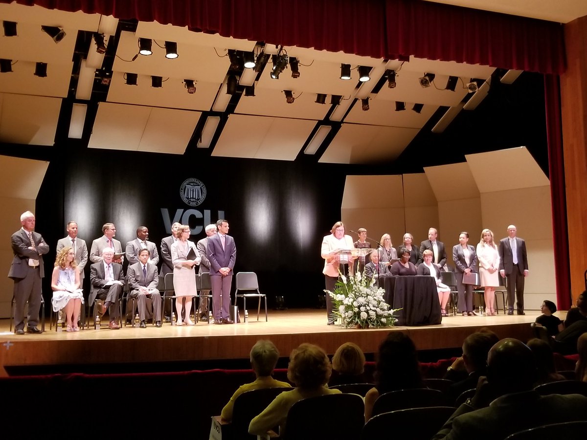 vcusoe's tweet photo. Welcome to the 2018-2019 academic year by @VCUpresident Dr. Michael Rao. This year also marks 50 years as an institution for @VCU. #VCUSOE #VCUconvocation @AndrewDaire @vcualumni https://t.co/rPgXm7plZe
