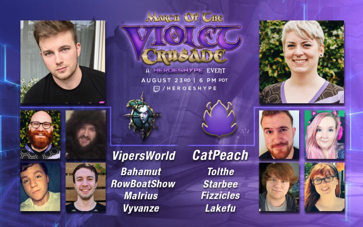 The #VioletCrusade has begun to reach the outskirts of the Nexus.

On the perimeter of the Nexus, High Commander @Vipers_World gazes out into the distance to see Dark Ranger @CatPeachGG eagerly awaiting their approach. #HHypeSquad