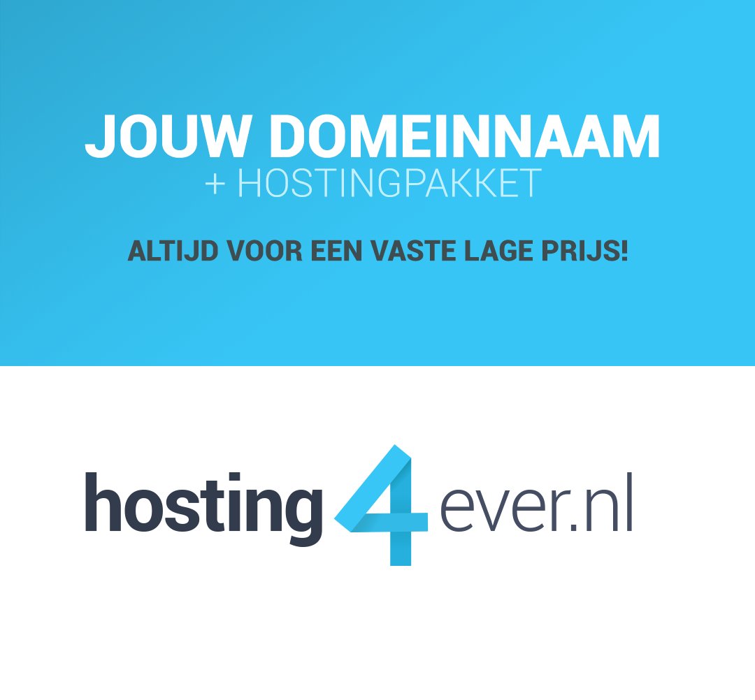 Hosting4ever's tweet photo. hosting4ever.nlWebhosting en domeinnaamregistratie voor een vaste lage prijs! Registreer jouw domeinnaam via https://t.co/Jg5vVdeQny

#webhosting #domeinnaam #domeinregistratie #website #hosting #domein #websitehosting #internet #webpage #register #domain https://t.co/NvSkwE1kEk