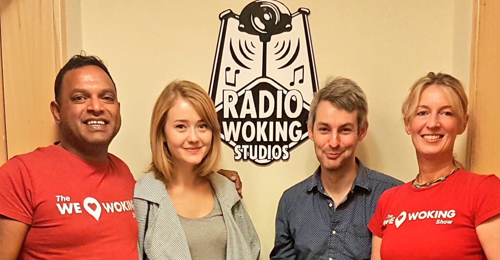 Just been on the <a href="/welovewoking/">We Love Woking</a> show to talk about what @H_L_Thompson and I get up to as Mayor and Mayoress of #Woking! 📻🎧

Great to talk about my Mayoral Charity, <a href="/YorkRoadProject/">York Road Project</a> too.  If you missed the show, you can listen again here:
mixcloud.com/radiowoking/th…