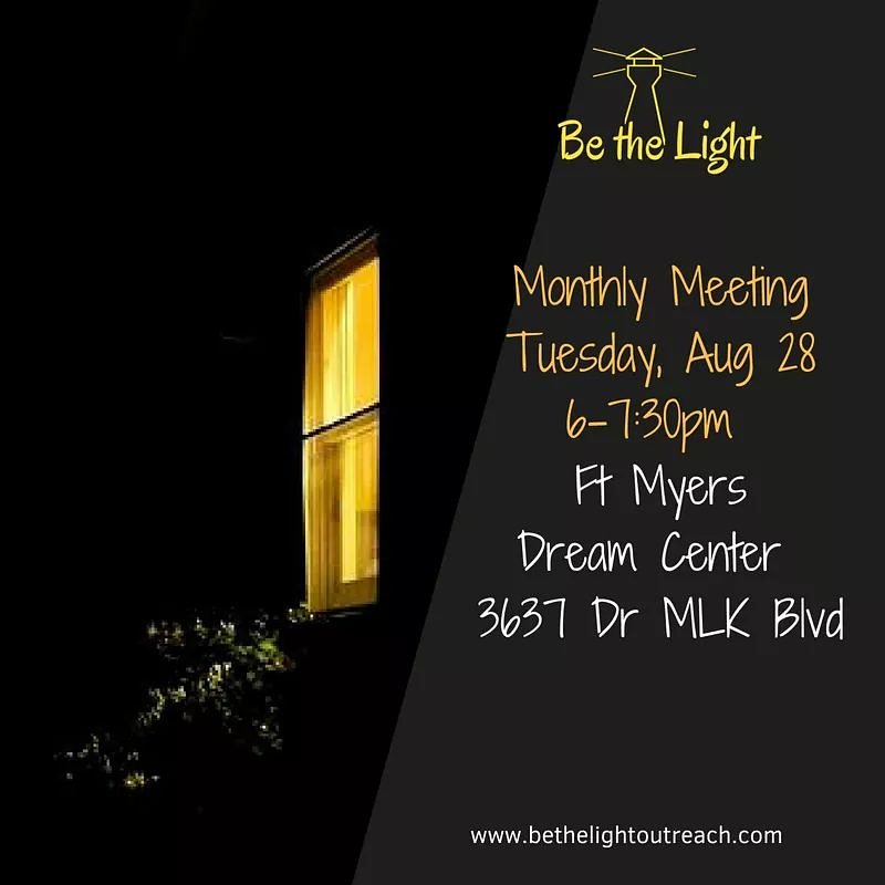 We'd love to see you on Tuesday! Together we shine a brighter light!
#BeTheLight #LightKeepers #southwestflorida