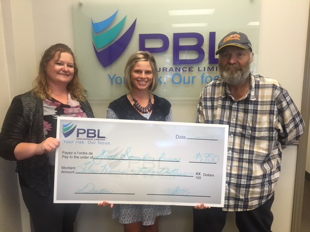PBLInsurance's tweet image. PBL Insurance's Timmins office happily presented a cheque for a $350 donation to support the Good Samaritan Inn, a local homeless shelter.