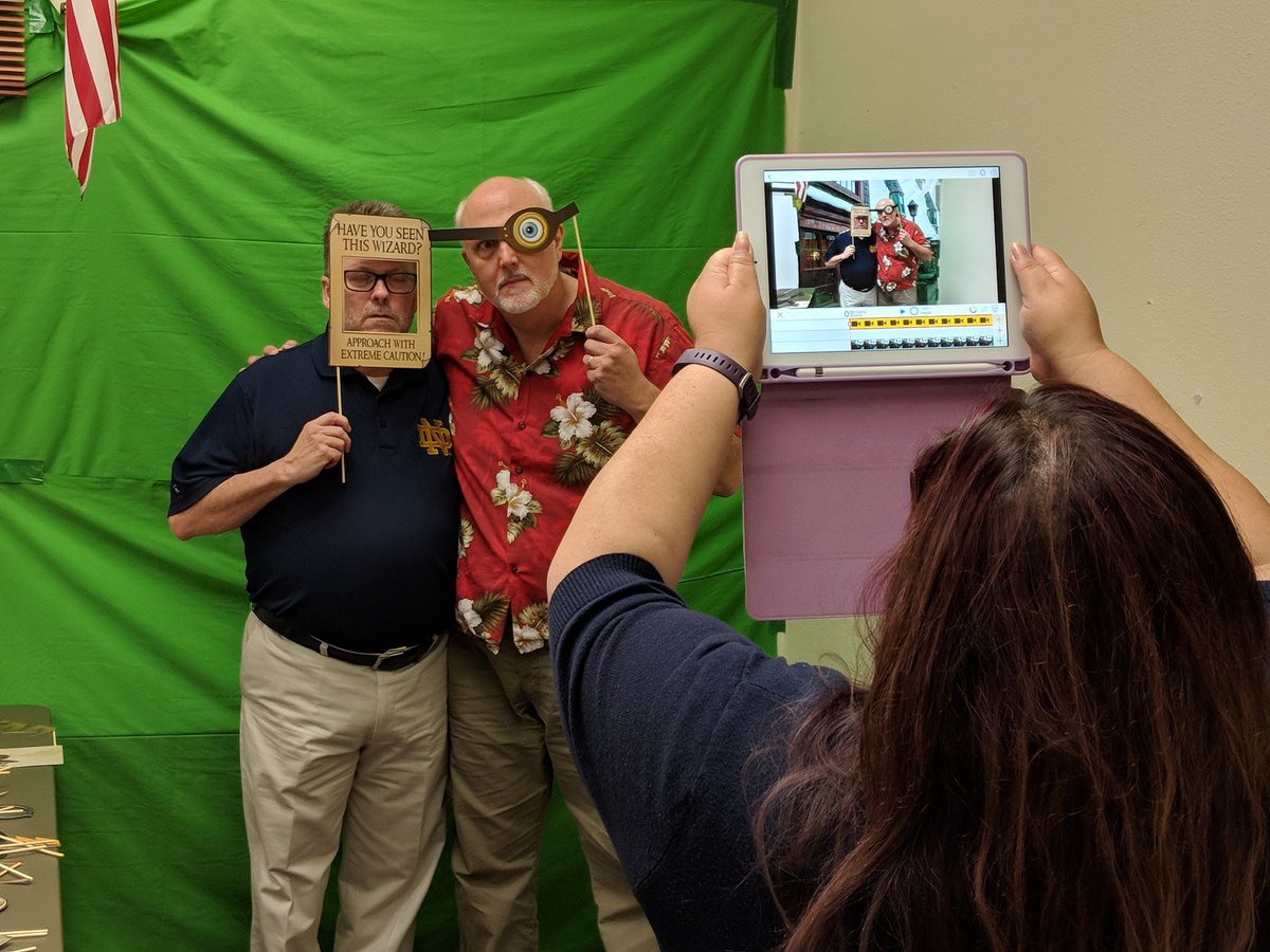 MrSorensen805's tweet photo. Harry Potter green screen time using @DoInkTweets at #OuhsdNTO https://t.co/7FRWVhtVYB