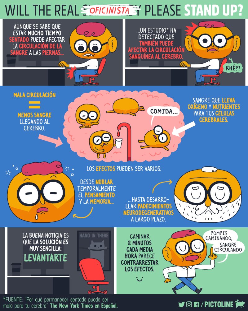 Si en tu trabajo pasas varias horas al día sentado, tal vez esto te pueda interesar 😁👇