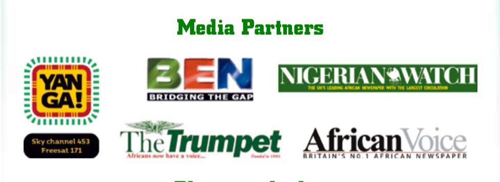 Shouting out to our media partners in appreciation of their support. @Yanga_UK <a href="/Bentelevisions/">bentelevision</a> <a href="/NigerianWatch/">Nigerian Watch</a> <a href="/AfricanVoice2/">African Voice</a> <a href="/Trumpetmedia/">Trumpet Media Group</a>  
#NSFUK2018 promises to be a great day. 
#BankHoliday Sunday 26th Aug at @AlianzPark.