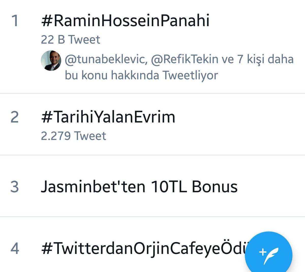 Fehim_Isik's tweet image. #RaminHosseinPanahi TT&apos;DE ilk sıraya yerleşti...
Biraz daha yüklenirseniz world TT&apos;ye de girer...
