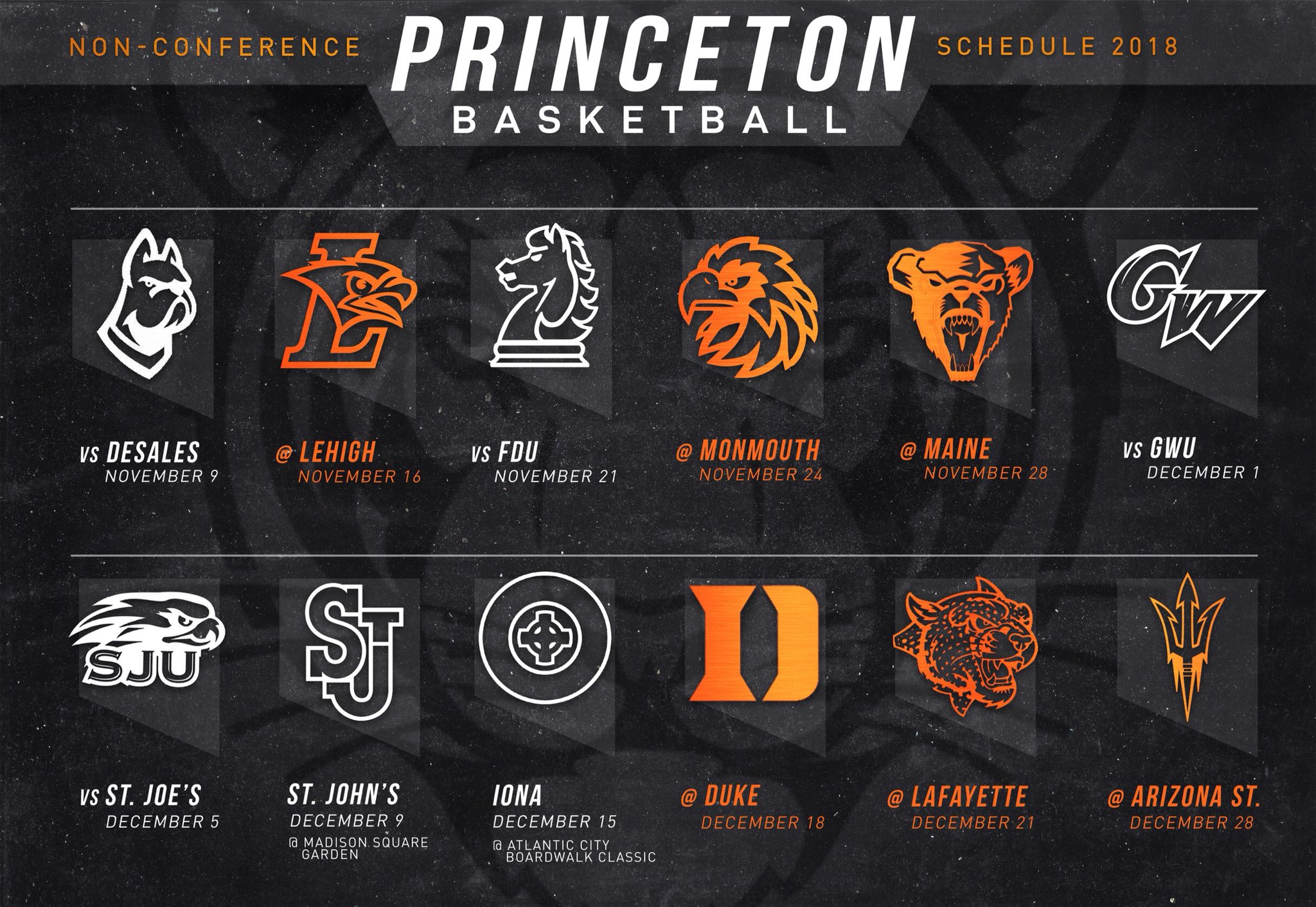 Princeton Basketball on Twitter: "Check out our 2018-2019 Non
