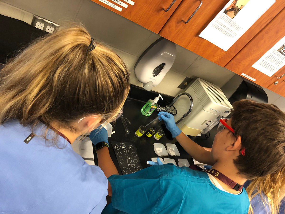 BrownBioNAHS's tweet photo. What is that unknown substance at the crime scene??? Let's figure it out! #PBS #CSINewAlbany 😎🧐 https://t.co/bo0Tsu8qGy