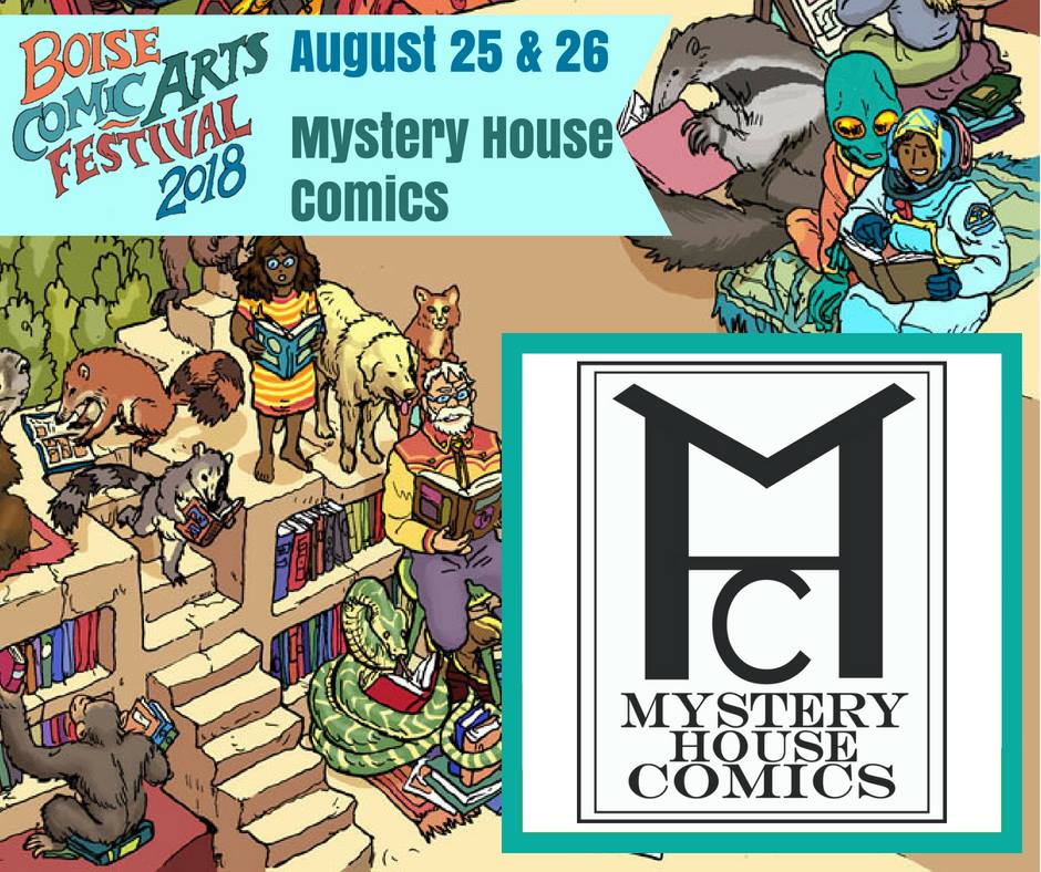 We are so so so excited to be at #BCAF18 this weekend at <a href="/JUMPboise/">JUMP Boise</a> where we'll have our table, the #6x6 table where you can get your copy for the first time ever and have it signed by all 12 creators, and you can find Jon and Shanae as panelists and/or moderators on 4 panels!