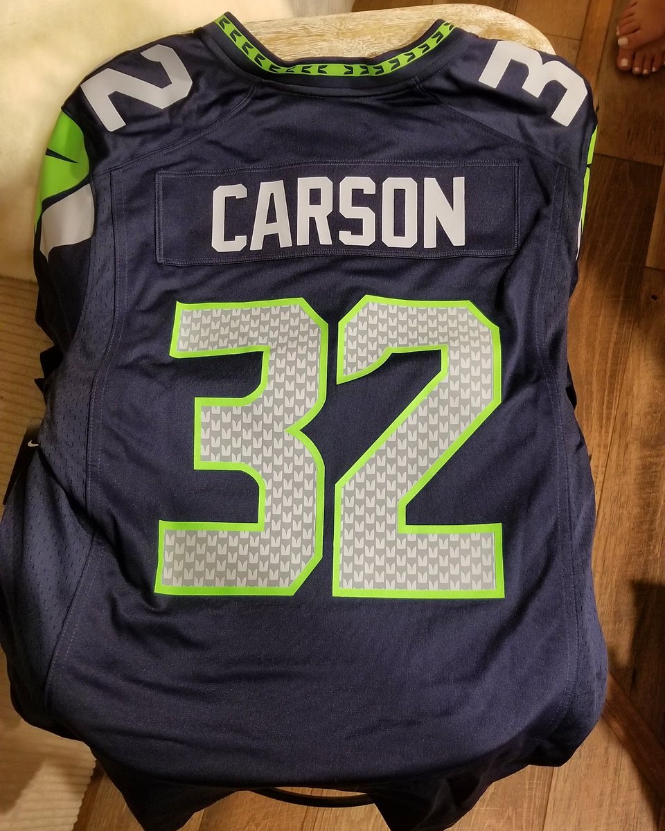New year new Jersey! #gohawks @ccarson_32