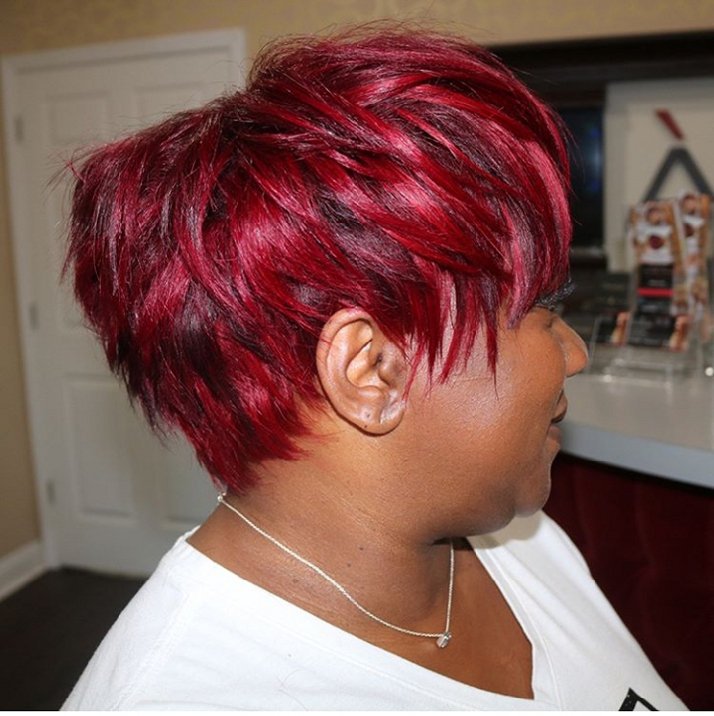 wuchey9929's tweet image. #shorthairstyle