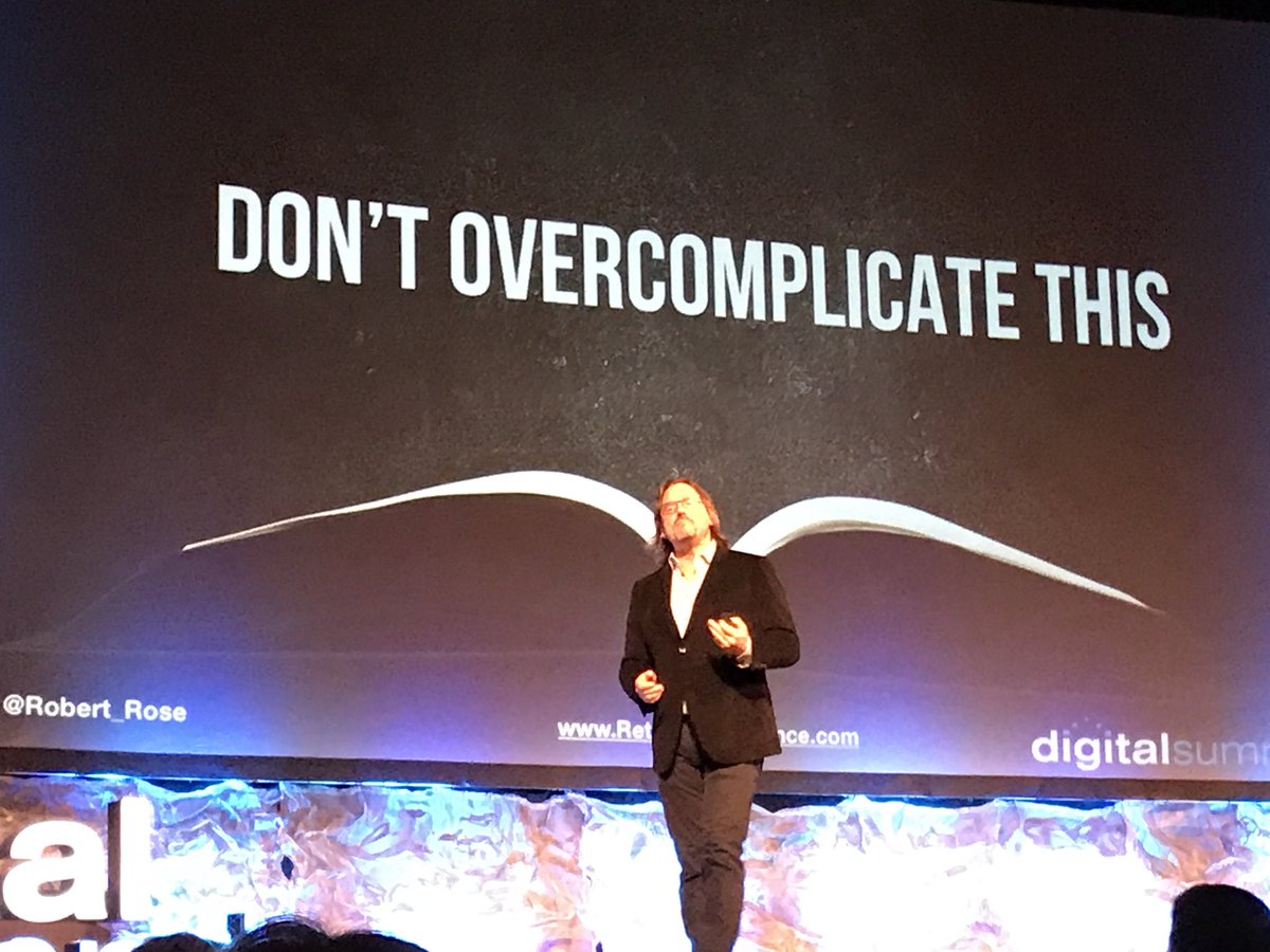 Is @Robert_Rose an angel? 😇 Not quite, but he IS an excellent Yoda in mastering the art of #CorporateStorytelling!  Just don’t over complicate it! #DSMPLS @DigitalSummits