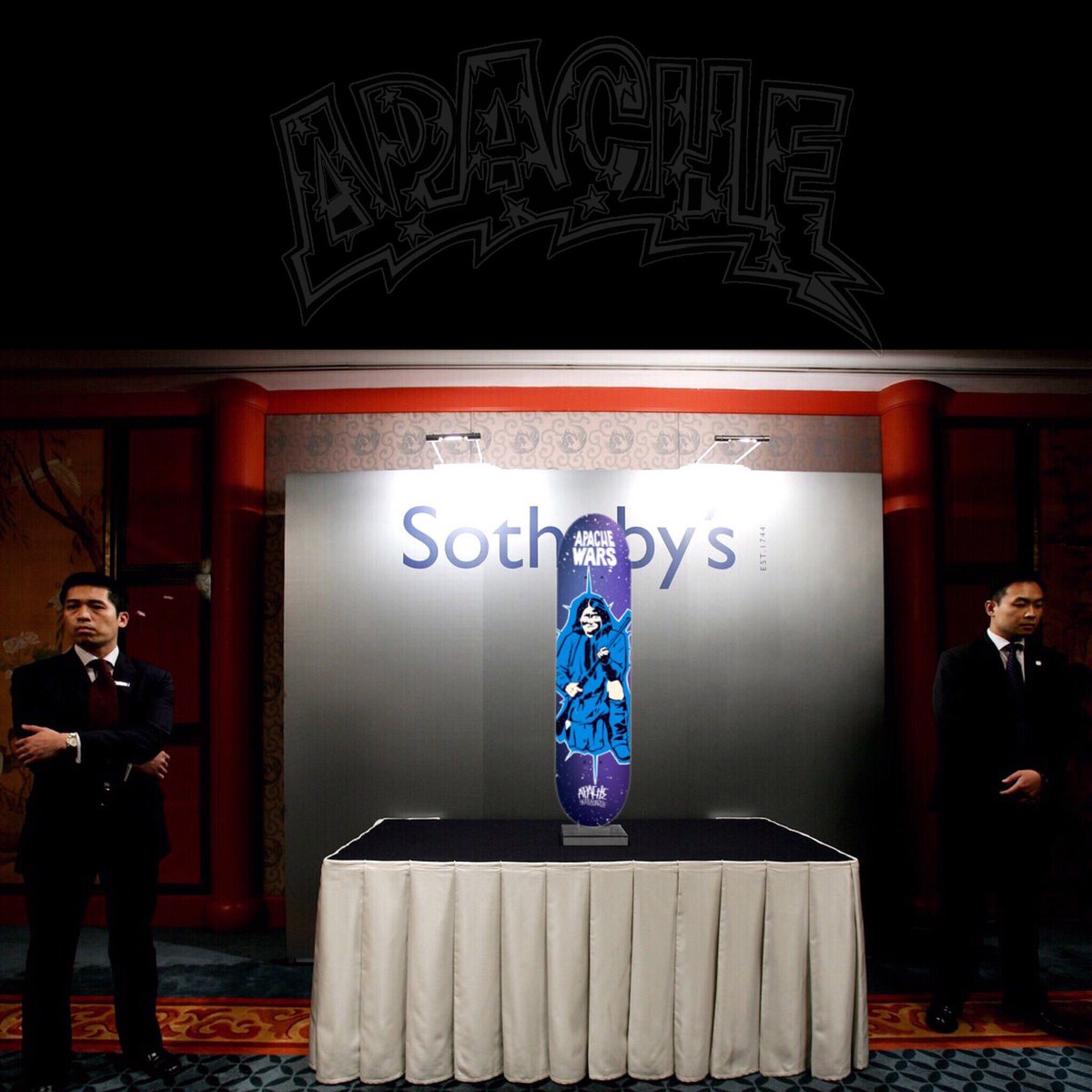 It’s high security as we prep to drop the new deck <a href="/ApacheAgency/">Apache Mystery Kids</a>