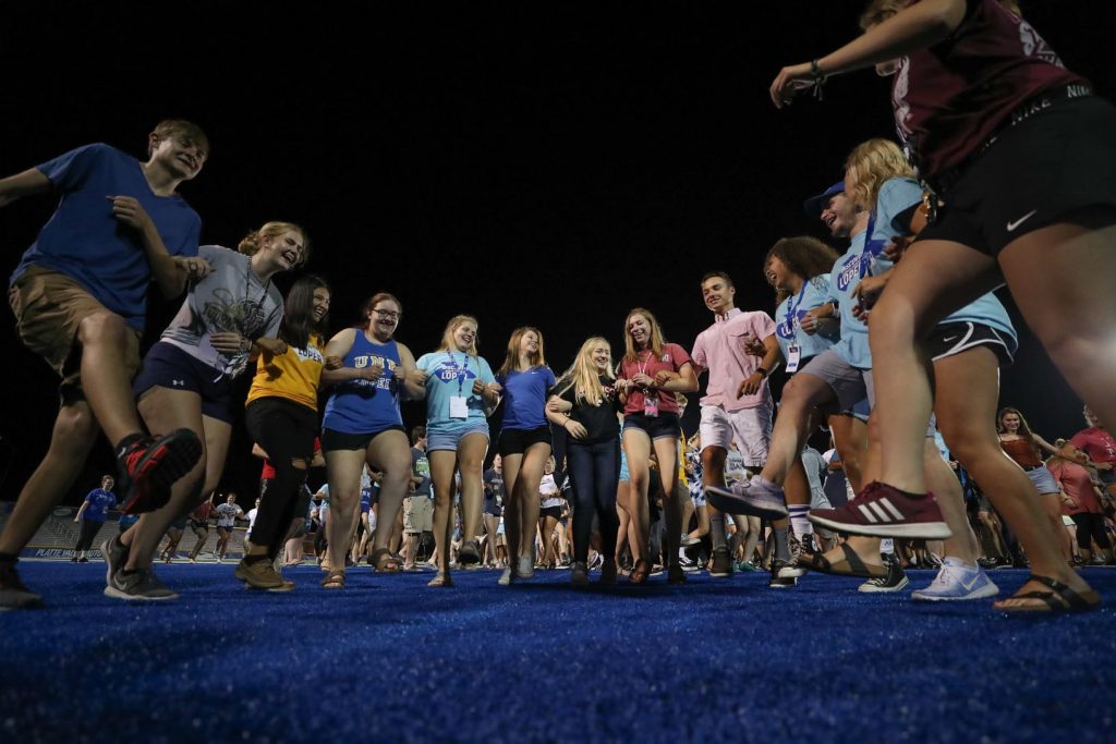 UNKearney's tweet photo. PHOTOS: Blue Gold Welcome Week Playfair 📸 https://t.co/Ttml0jvg3R  #LoperWelcome #UNK https://t.co/xVbZUXVCIE