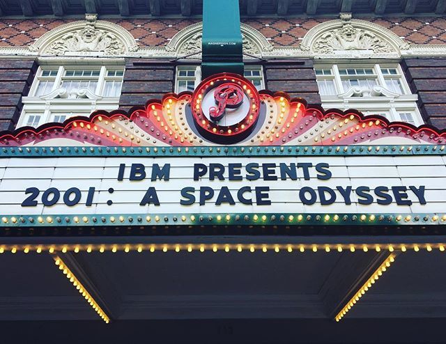 For my first viewing of 2001: A Space Odyssey, I had the privilege to see it in 70mm film (on its 50th anniversary). Totally nerded out and still processing conflicted emotions. 🤓🤩🧐😟#perksofbeinganibmer ift.tt/2MQhUWE