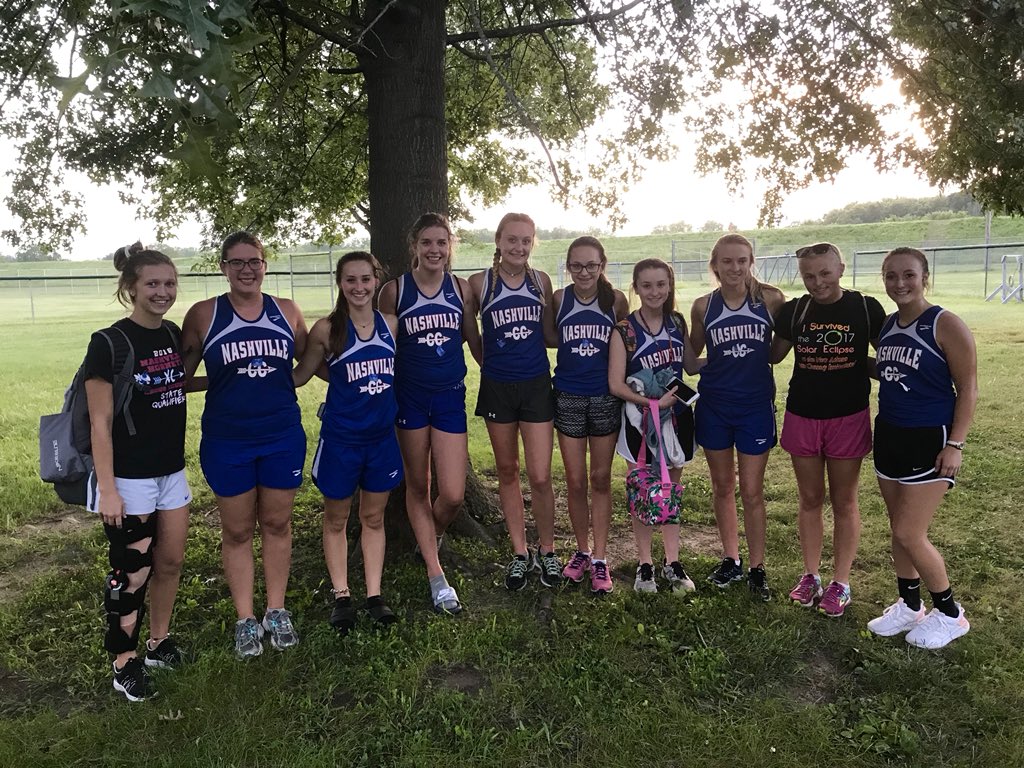 XC_nchs's tweet photo. Boys 3rd and girls 4th at New Athens Meet!  What a great start to the XC season! https://t.co/pC6pncBy1q