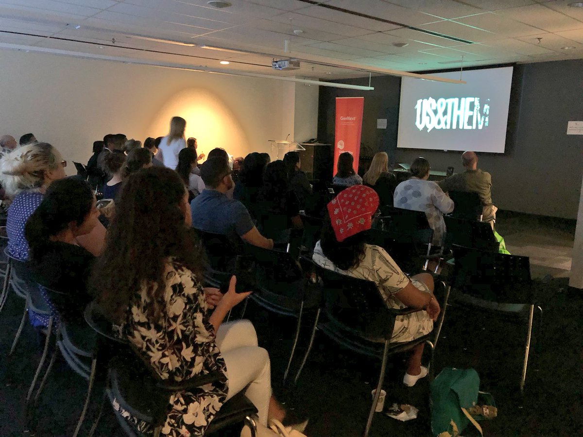 avsarathy's tweet photo. movie nite by @UWGreaterTO #GenNextGT, featuring @KristaLoughton’s powerful documentary that dispels myths about the homeless. @_usandthem is a must-watch 📽👍🏾👍🏾 #GenNextDocs https://t.co/7KTb5liDv5