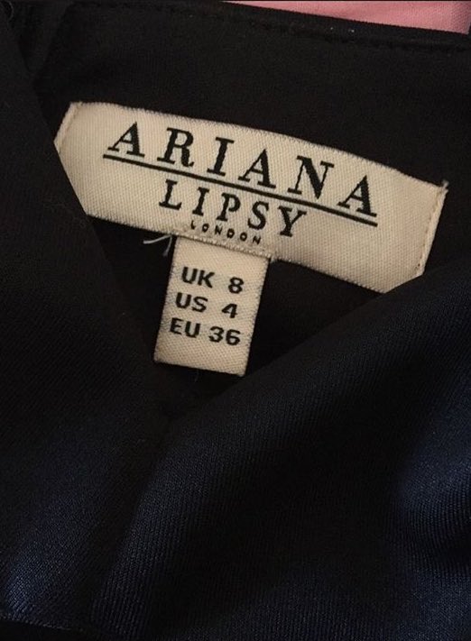 lipsy london black dress designed by ariana
