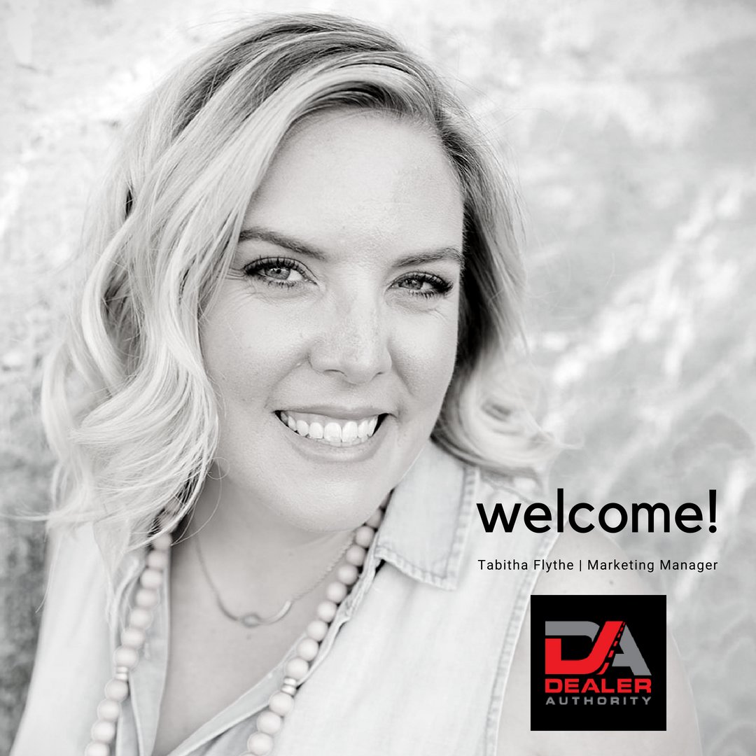 DealerAuthority's tweet photo. #NewsDay DA is excited to welcome Tabitha Flythe as their new Marketing Manager. Her passion for data &amp; analytics to drive #marketingstrategy and social engagement, as well as her expertise in graphic design, event and art direction is a welcomed addition to the DA team! https://t.co/yrKzgkzK2s