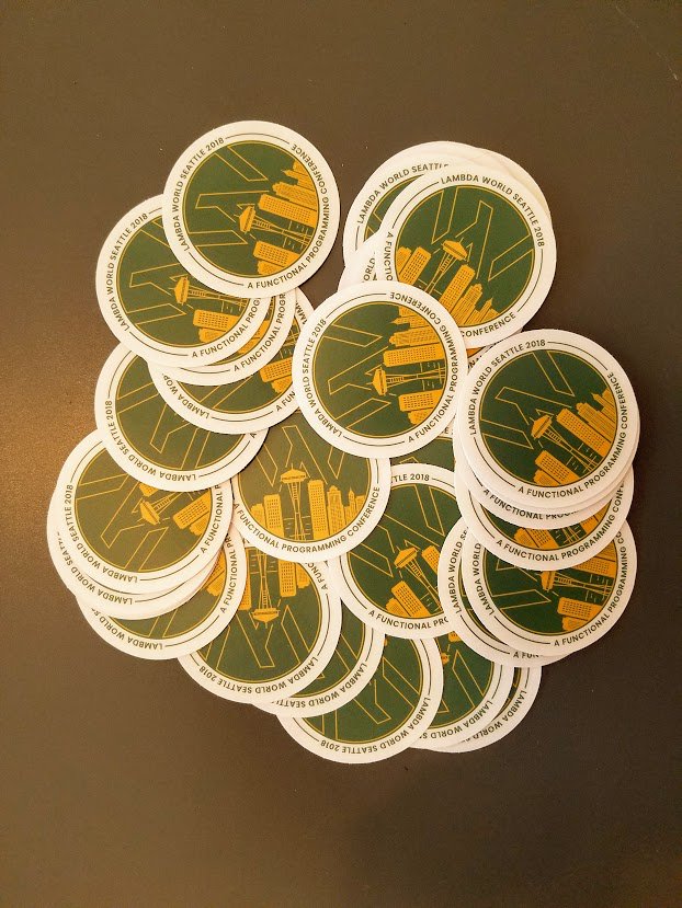 Lambda_World's tweet photo. We're digging the stickers that just arrived at the @47deg office...#LWSeattle https://t.co/haWk1WWXsv