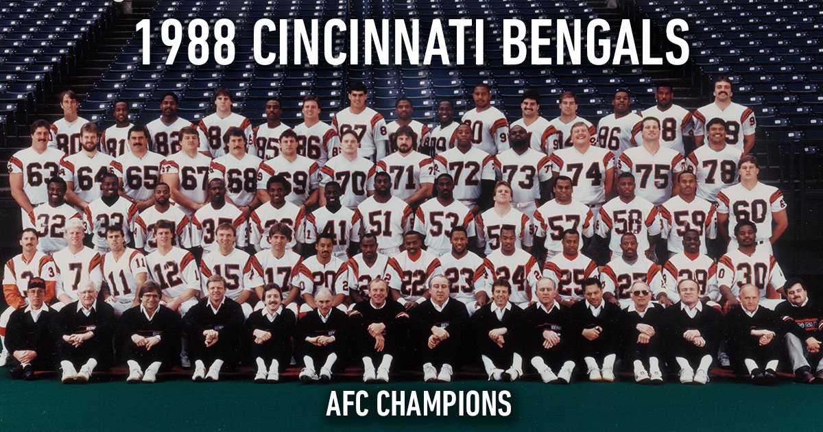 Cincinnati Bengals on X: 'The #Bengals will honor the 1988 Super