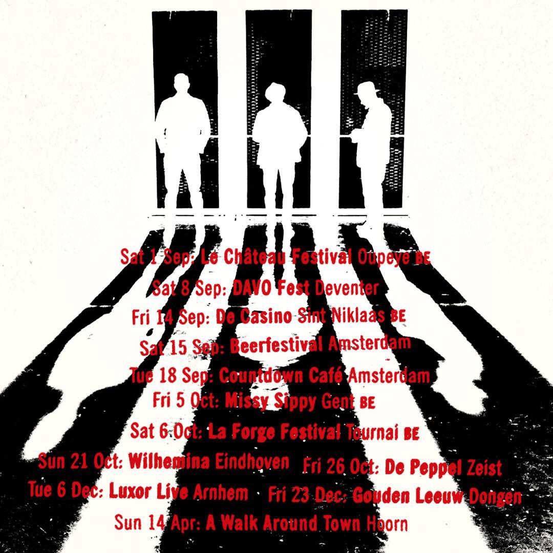 Current tour schedule for the coming months. More to come. Looking forward to see you all!