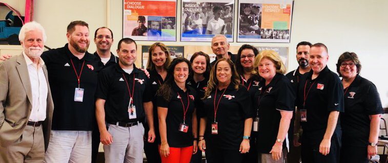 ZywickiR's tweet photo. Day 1 of the annual @WeehawkenTSD #Admin Retreat. Focused on scheduling, security, #RtI, #BlendedLearning, #AtPLCs, & #FutureReadyNJ. Wee also welcomed Dr. Brennan! #WeeLead #WeeAreFamily #NJED #EdLeadership @RigorRelevance @NewJerseyDOE @DrLRepollet https://t.co/Shu11Wx6Yb
