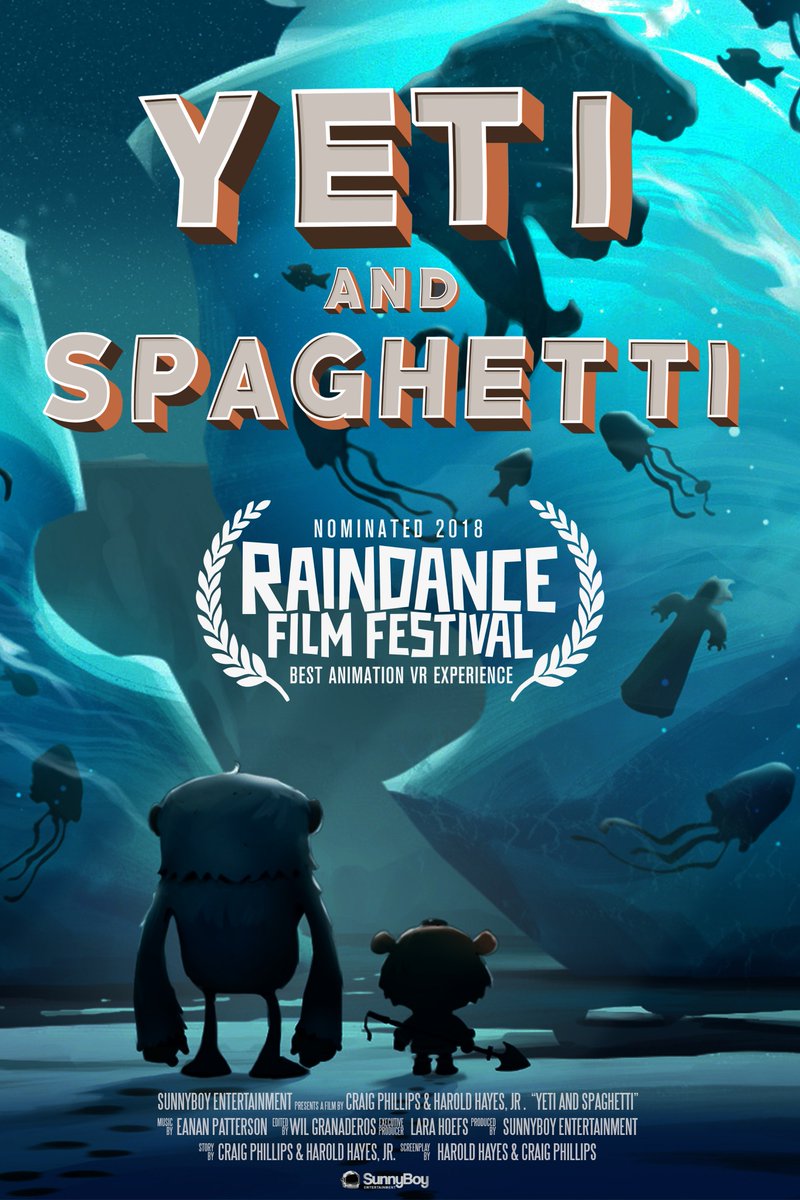 We're incredibly excited to announce our original VR short 'Yeti And Spaghetti' has been accepted and will be making it's debut at <a href="/Raindance/">Raindance Film Festival</a>! Check out the link below to find out more. calendar.raindancefestival.org/films/yeti-and…