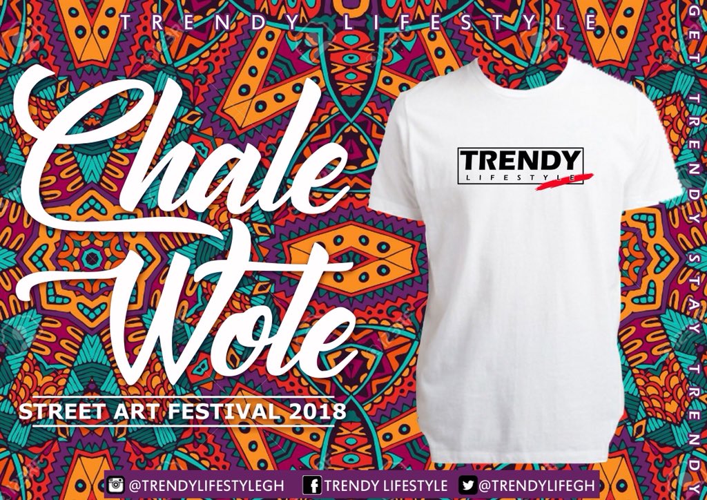 Trendylifegh's tweet photo. *#Get_Trendy*
*#Stay_Trendy*
*#ChalewoteStreetArtFestival2018*
*#Trendy_Lifestyle*®️
©️2018 https://t.co/tA1LI8IoyB