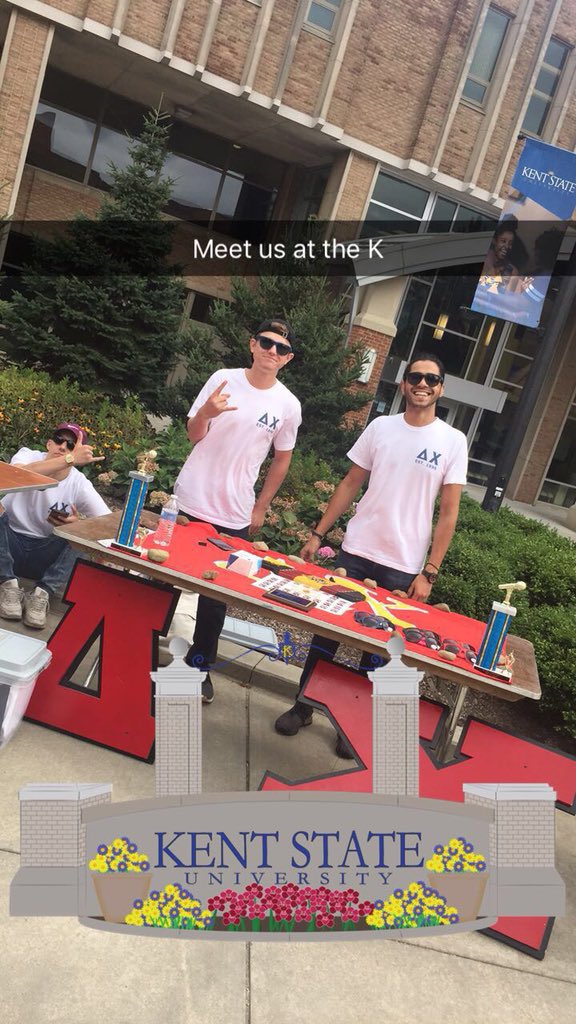 KentStateDX's tweet photo. Come say hi. We’re here until 8. #DeltaChi #RushDX https://t.co/f5XpoiWGIv