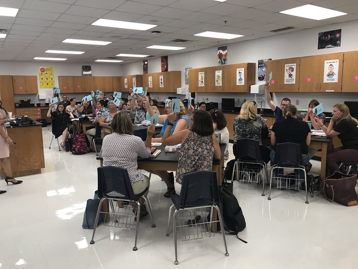 jrami2015's tweet photo. Spent the day with these amazing educators... curriculum day 2018 was a hit! #theNEISdway #ne4math @NEISD https://t.co/KuzjAaN7gI