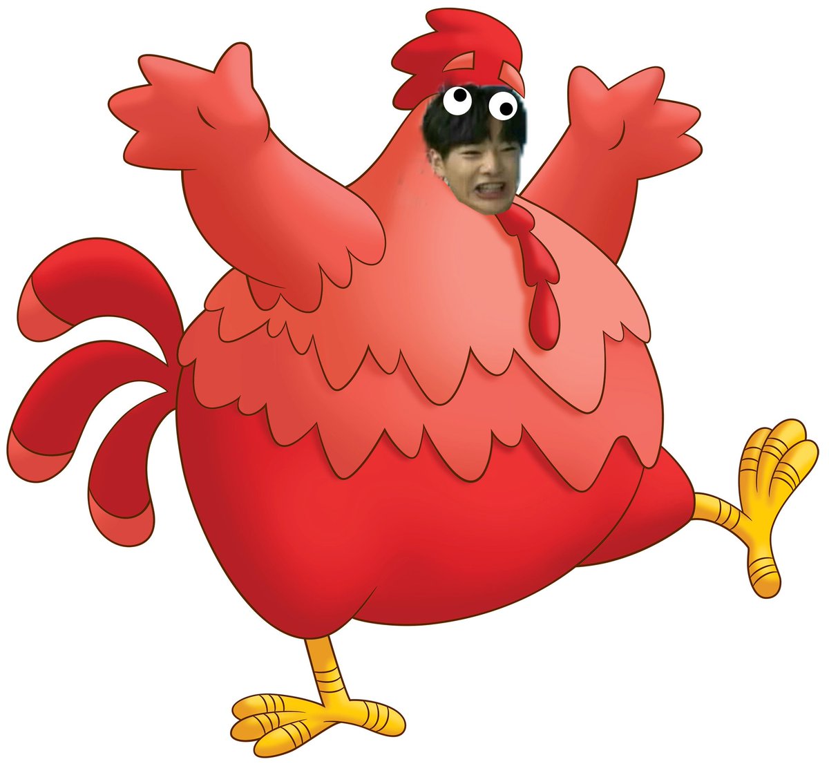 Jeongin as Big Red Chicken- the loudest- ain't no party without himpic...