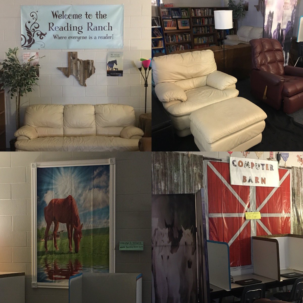 LitCoachSonya's tweet photo. The Reading Ranch @SpillaneMS received a few updates over the summer... #ReaderReady #RWrocks #WeGrowReaders https://t.co/k98YO5RKxt